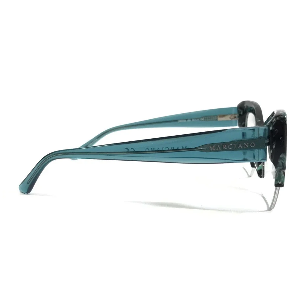 Marciano Eyeglasses Frames GM0329 089 Turquoise Butterfly Half Rim 50-17-140